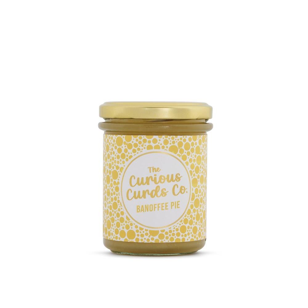 The Curious Curd Co Banoffee Pie Curd 210g - Greenlands Health Store
