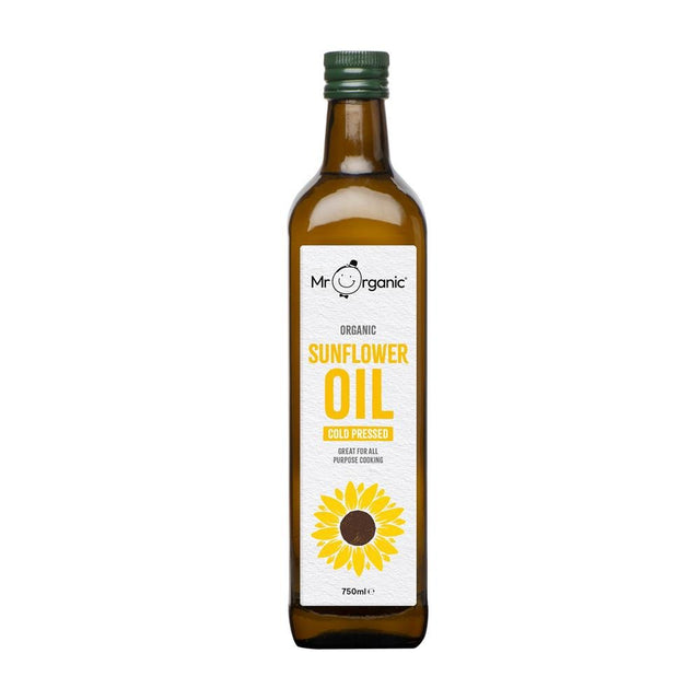 Mr Organic Italian Sunflower Oil 750ml - Greenlands Health Store