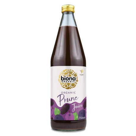 Biona Prune Juice Organic - no added sugar 750ml - Greenlands Health Store