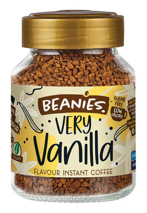 Beanies Vanilla Flavour Instant Coffee 50g - Greenlands Health Store