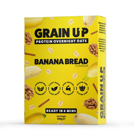 Grain UP Overnight Oats - Banana Bread 300g - Greenlands Health Store