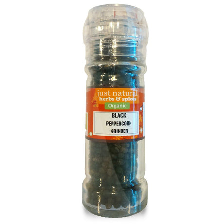 Organic Black Peppercorn Mill 55g - Greenlands Health Store