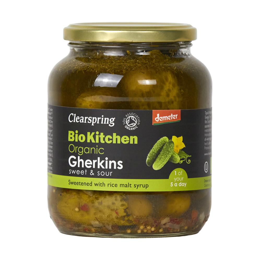 Demeter Organic Gherkins (Sweet & Sour) 680g - Greenlands Health Store