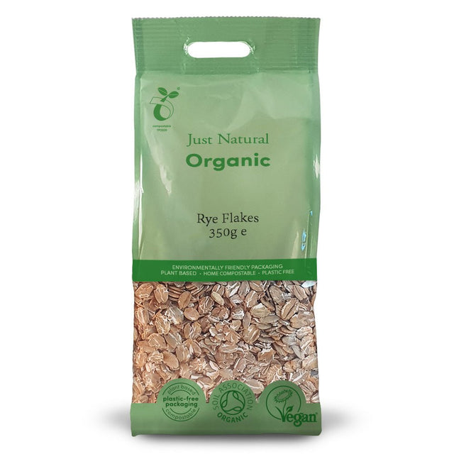Organic Rye Flakes 350g - Greenlands Health Store