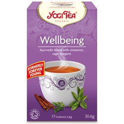 Yogi Tea Wellbeing Organic 17 Bag - Greenlands Health Store