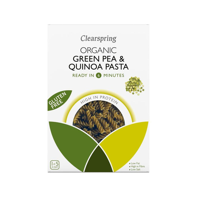 Org GF Green Pea & Quinoa Pasta 250g - Greenlands Health Store