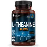 L - Theanine + Vitamin B6 400mg Vegan 120 Capsules - Greenlands Health Store