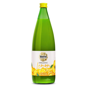 Biona Organic Lemon Juice 1L - Greenlands Health Store