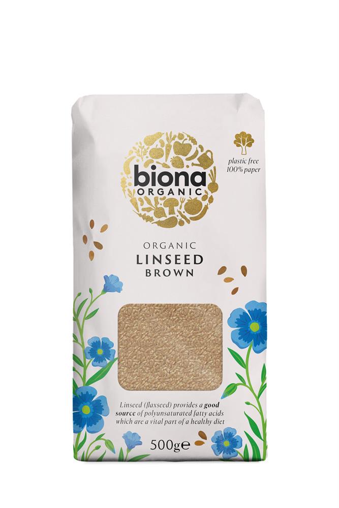 Organic Linseed Brown 500g - Greenlands Health Store
