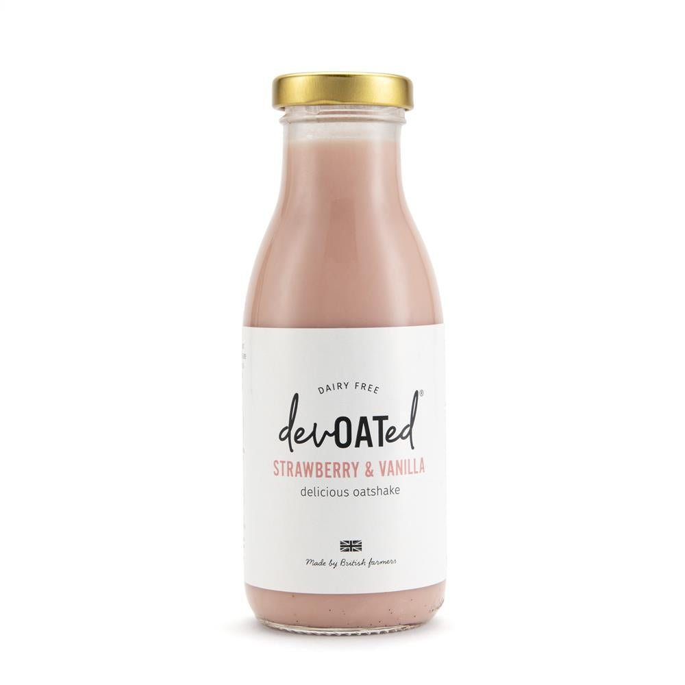 devOATed Strawberry & Vanilla Oatshake 285ml - Greenlands Health Store
