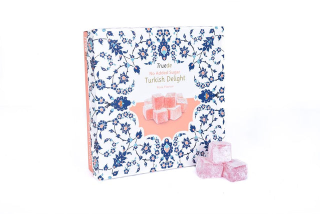 Rose Flavour No Sugar Added Turkish Delight 110g - Greenlands Health Store