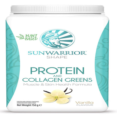 Sunwarrior Shape Protein - Collagen Greens - Vanilla - Greenlands Health Store