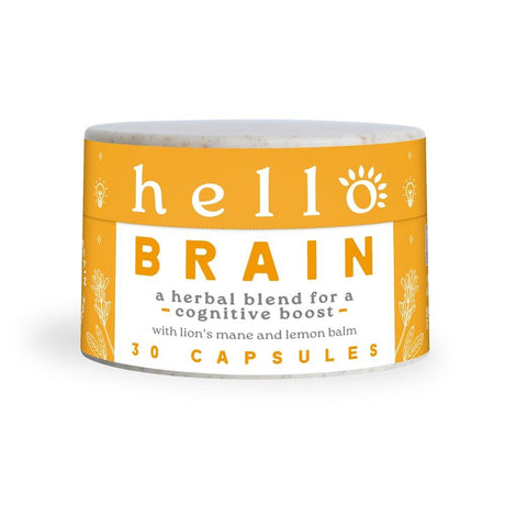Hello Brain brain support 400mg 30caps - Greenlands Health Store