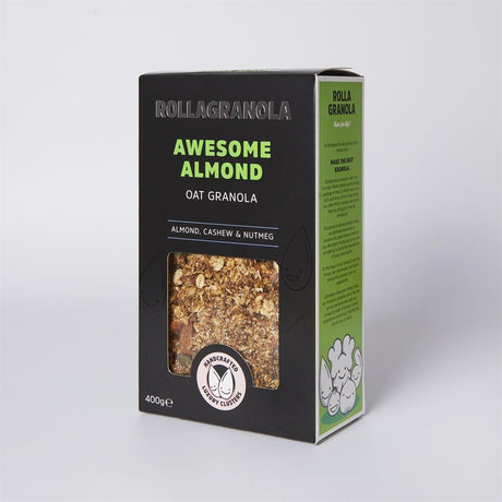 Awesome Almond Granola Vegan with no added sugar 400g - Greenlands Health Store
