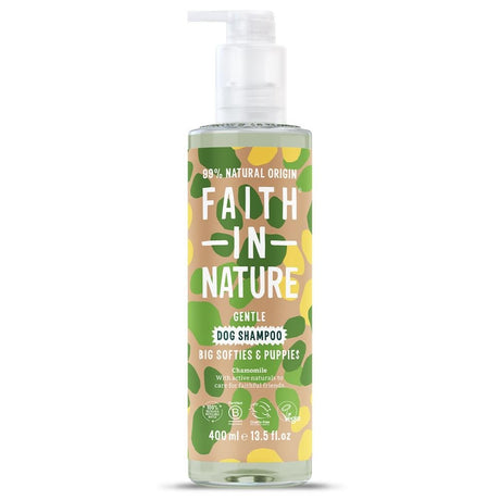 Faith in Nature Chamomile Dog Shampoo 400ml - Greenlands Health Store