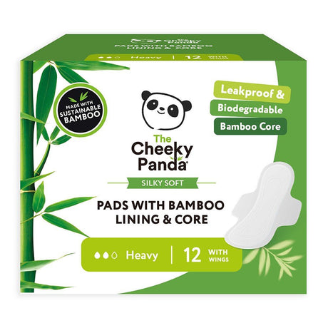 Biodegradable bamboo liner and core heavy pads - Greenlands Health Store