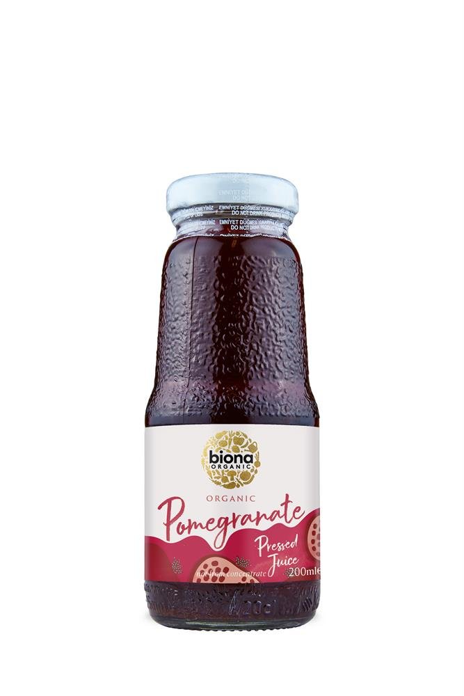 Org Pomegranate Juice Pure 200ml - Greenlands Health Store