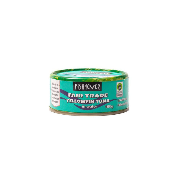 Fair Trade Yellowfin Tuna in water 160g - Greenlands Health Store