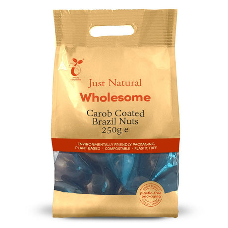 Carob Coated Brazil Nuts 250g - Greenlands Health Store