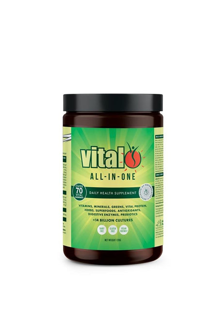 Vital All in One Powder 120g (Formerly Vital Greens) - Greenlands Health Store