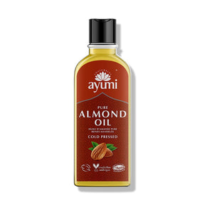 Ayumi Pure Almond Oil Cold Pressed Food Grade 150ml - Greenlands Health Store