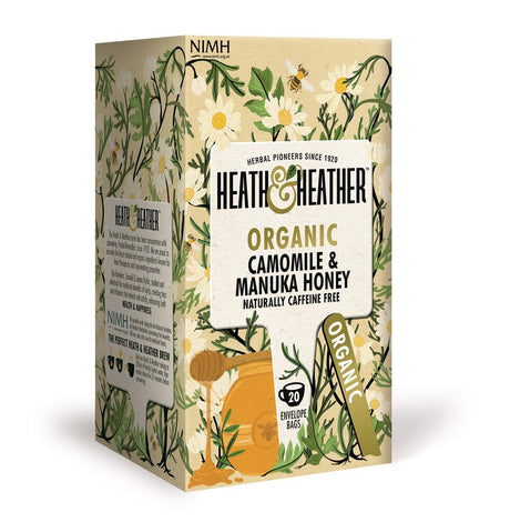 Organic Camomile & Manuka Honey 20 bag - Greenlands Health Store