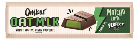 Ombar Perfect Ted Oat M'lk Matcha Latte Filled Chocolate Bar 42g - Greenlands Health Store