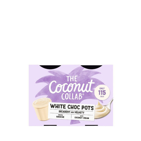The Coconut Collab White Choc Pot 4 x 45g - Greenlands Health Store
