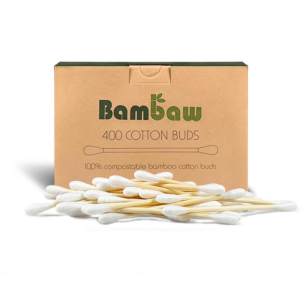 Bambaw | Bamboo cotton buds | 400 units - Greenlands Health Store