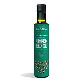 Sun and Seed Organic Pumpkin Seed Oil - cold pressed 250ml - Greenlands Health Store
