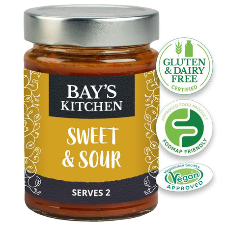 Sweet & Sour Stir-in Sauce Low FODMAP Vegan 260g - Greenlands Health Store