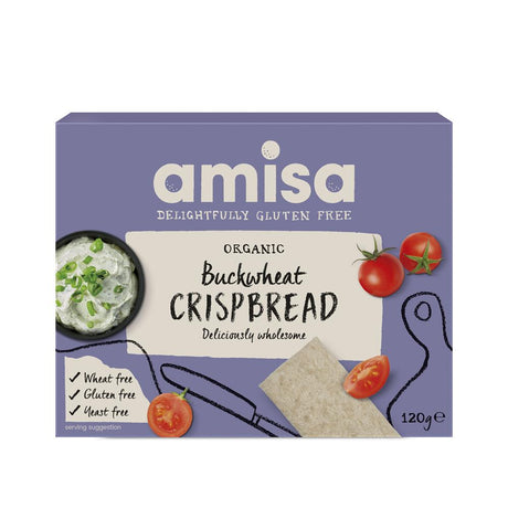 Organic Buckwheat Crispbread - Gluten-free 120g - Greenlands Health Store