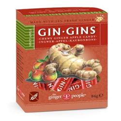 Gin Gins Spicy Apple Ginger Chews 84g - Greenlands Health Store