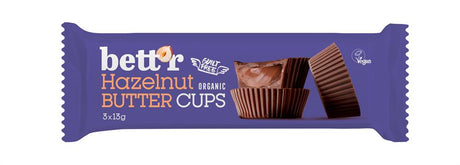 Nut Butter Cups with Hazelnut 39g - Greenlands Health Store