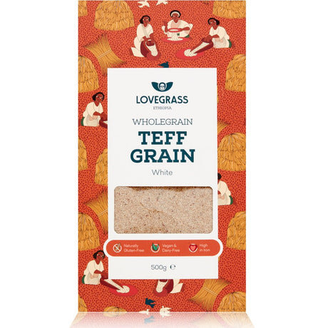 Wholegrain White Teff Grain 500g - Greenlands Health Store