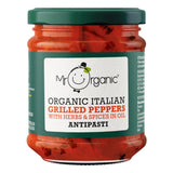Mr Organic Grilled Peppers Antipasti 190g - Greenlands Health Store