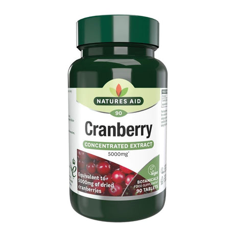 Cranberry - 200mg (5000mg equiv) 90 Tabs - Greenlands Health Store