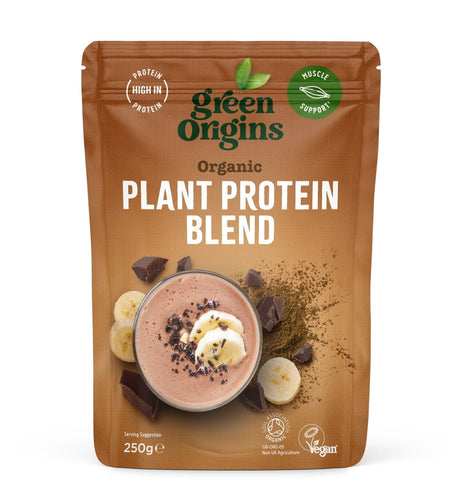 Organic Plant Protein Blend 250g - Greenlands Health Store