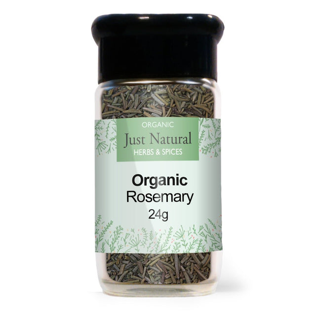 Organic Rosemary (Glass Jar) 24g - Greenlands Health Store