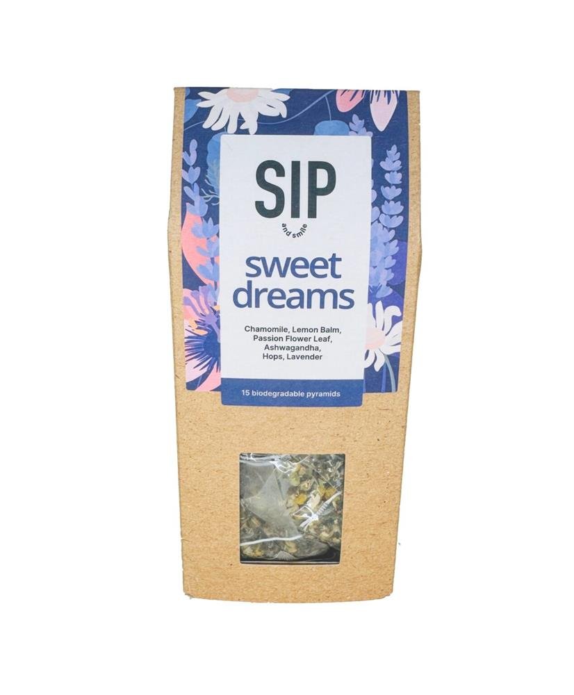 Sip and Smile Sweet Dreams 15 Pyramid Tea Bags - Greenlands Health Store
