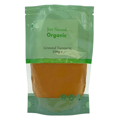 Organic Ground Turmeric 500g - Greenlands Health Store