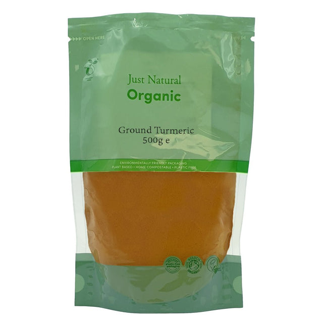 Organic Ground Turmeric 500g - Greenlands Health Store