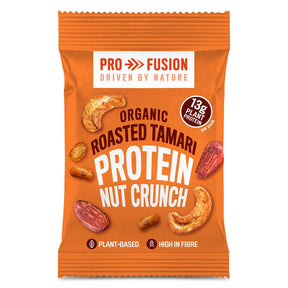 Profusion Organic Protein Nut Crunch Roasted Tamari 45g - Greenlands Health Store