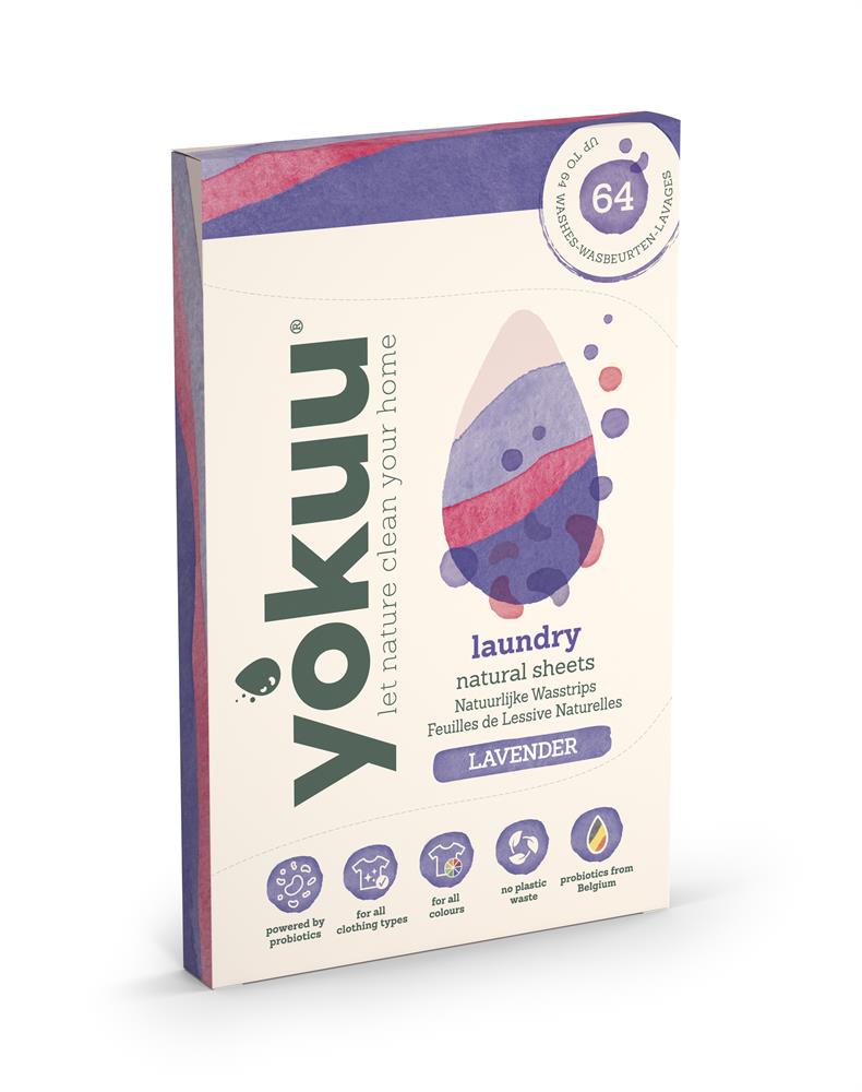 Yokuu Laundry Sheets Lavender (32 sheets) - Greenlands Health Store
