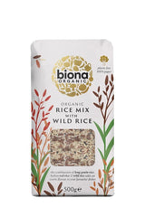 Biona Organic Wild Rice Mix (Wild Red and Brown Rice) 500g - Greenlands Health Store