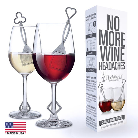 The Wand Wine Purifier - Silver 3 - Pack - Greenlands Health Store