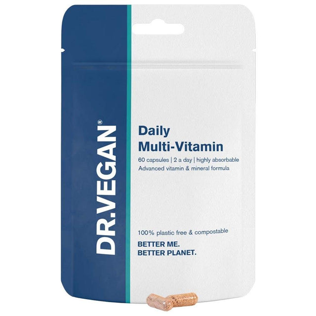 DR.VEGAN Daily Multi - Vitamin 60 caps - Greenlands Health Store