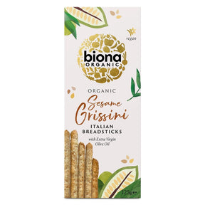 Organic Sesame Grissini 125g - Greenlands Health Store