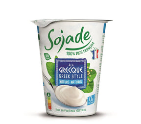 Organic Greek Style Natural Soya Yoghurt Alternative 400g - Greenlands Health Store