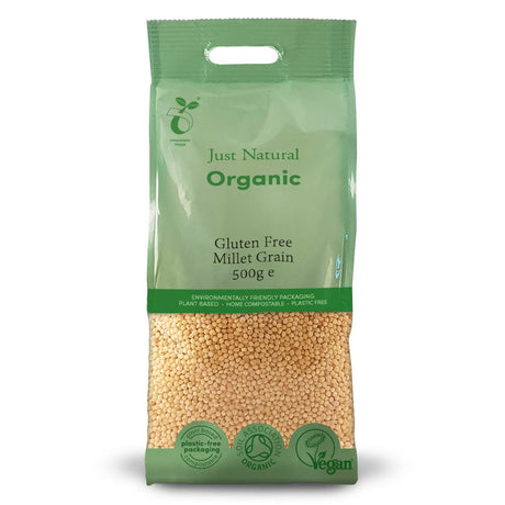 Organic Gluten Free Millet Grain 500g - Greenlands Health Store